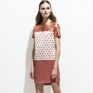 BRAND NEW Rose Gold Leather RAOUL Dress size 2